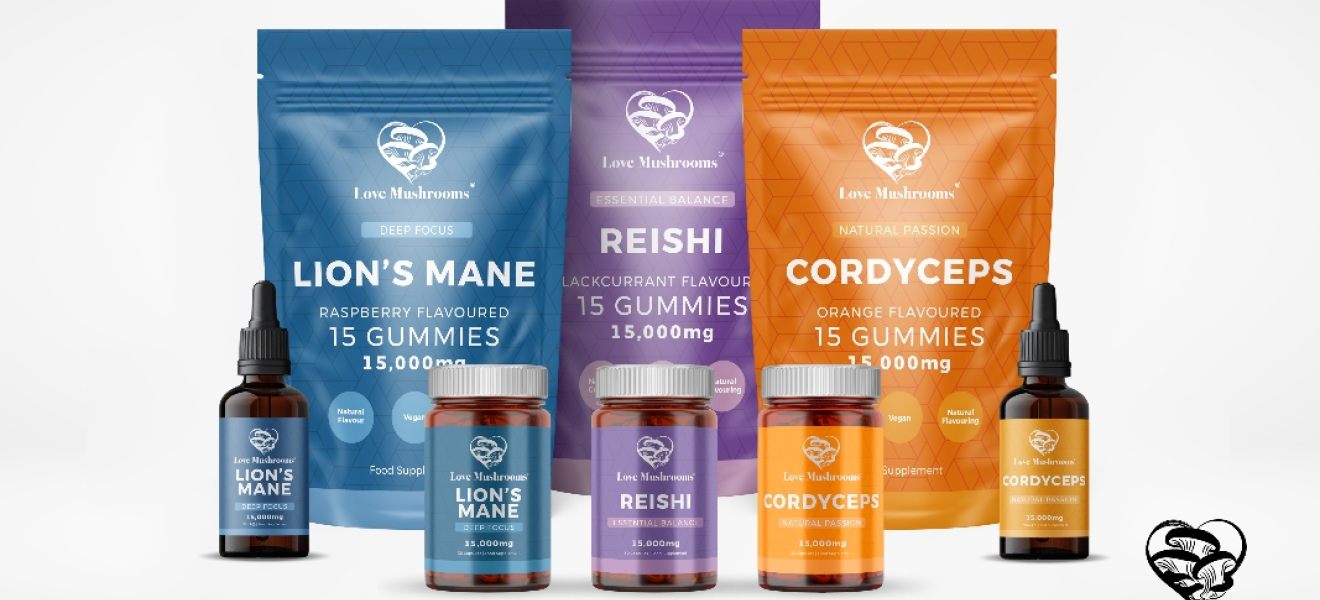 picture of Love Mushrooms product range