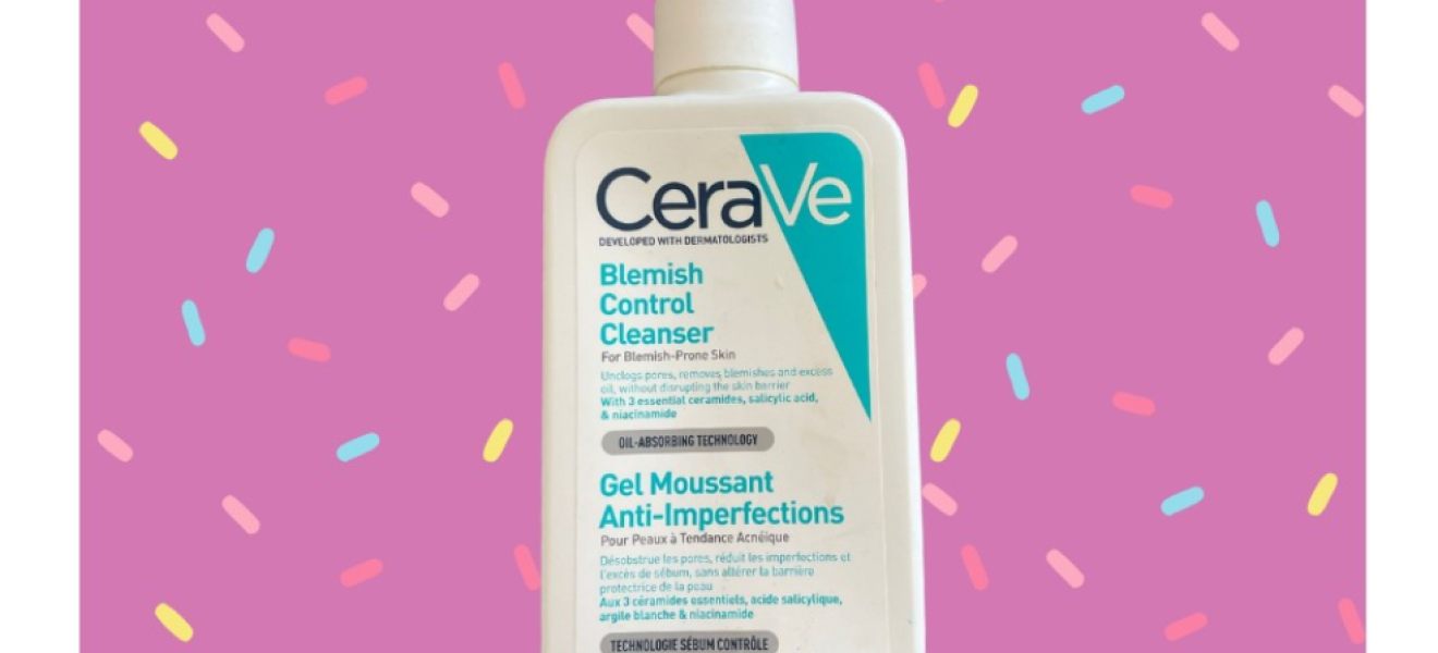 picture of Cerave Blemish control cleanser for a beauty review