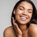 picture of a girl smiling with great skin