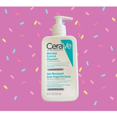 picture of Cerave Blemish control cleanser for a beauty review